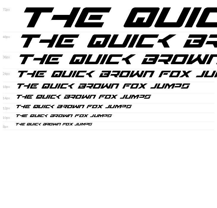 Wildcard Super-Italic Waterfall