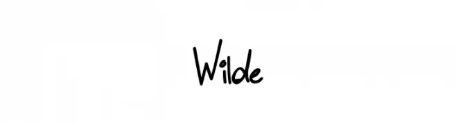 Wilde  Fuentes Gratis Descargar