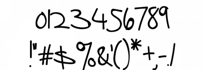 Wilde Font OTHER CHARS