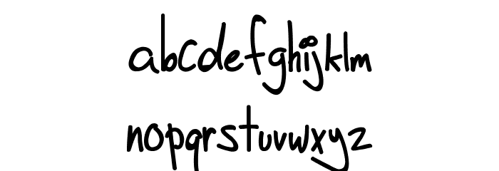 Wilde Font LOWERCASE