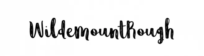 WildemountRough  Descarca Fonturi Gratis