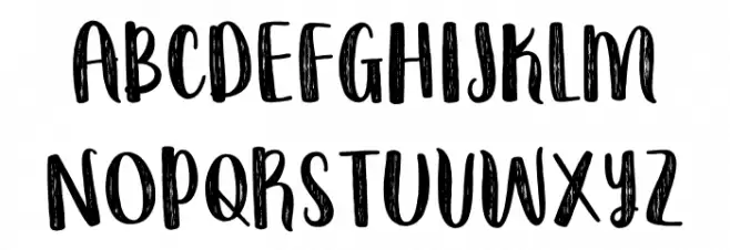 WildemountRough Schriftart Groß