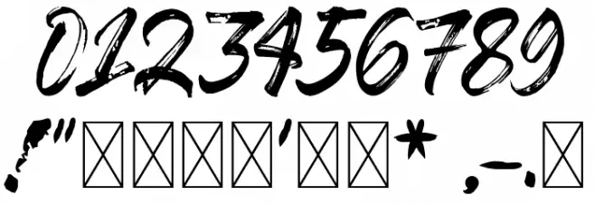 Wilderness Font OTHER CHARS