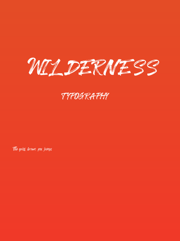 Wilderness Poster