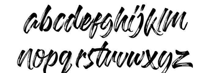 Wilderness Font LOWERCASE