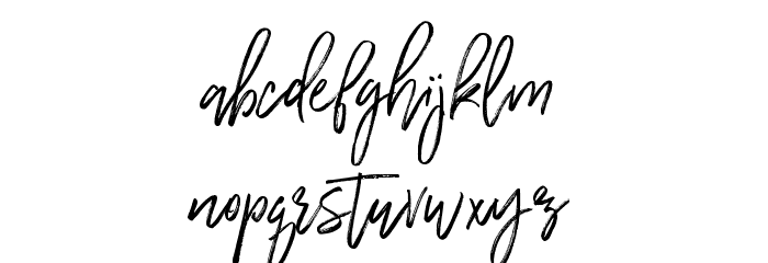 WildernessTypeface-Regular フォント 小文字