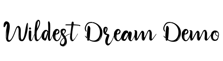 Wildest Dream Demo  フリーフォントのダウンロード