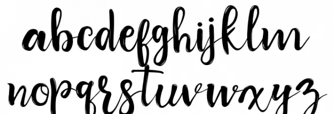 Wildest Dream Demo Schriftart Kleinbuchstaben