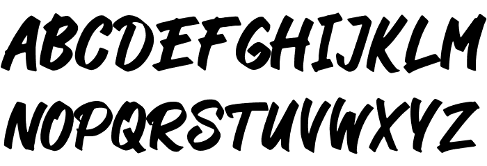 Wildest Force Font LOWERCASE