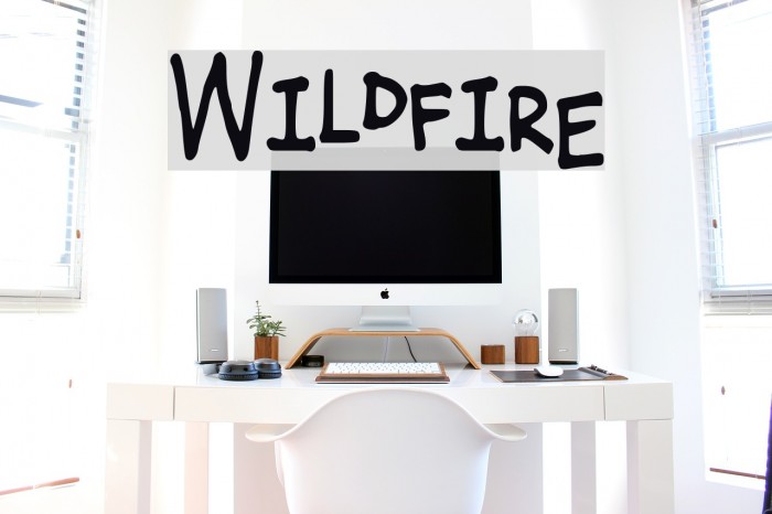 Wildfire Font examples