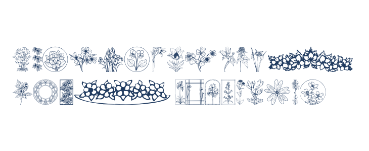 Wildflower II Lowercase