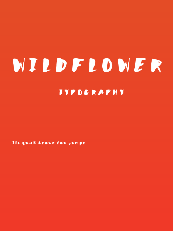 Wildflower Poster