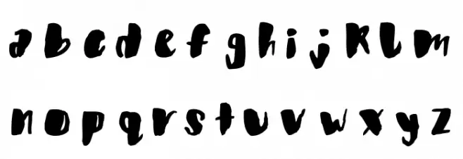 Wildflower Schriftart Kleinbuchstaben