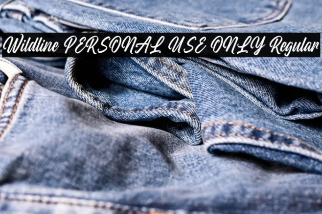 Wildline PERSONAL USE ONLY Regular Example 3