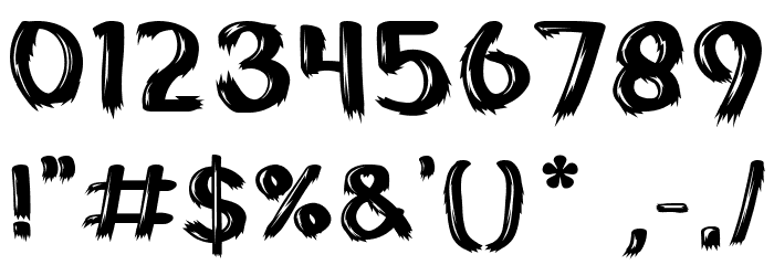 Wildness Font OTHER CHARS