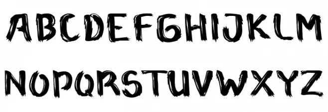 Wildness Font UPPERCASE