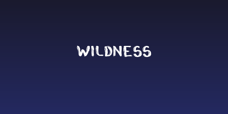 Wildness Social Header