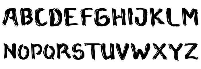 Wildness Font LOWERCASE