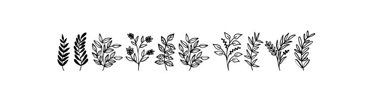 Wildplants  नि: शुल्क फ़ॉन्ट्स डाउनलोड