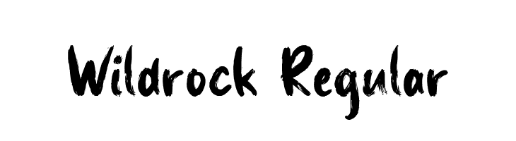 Wildrock Regular  नि: शुल्क फ़ॉन्ट्स डाउनलोड