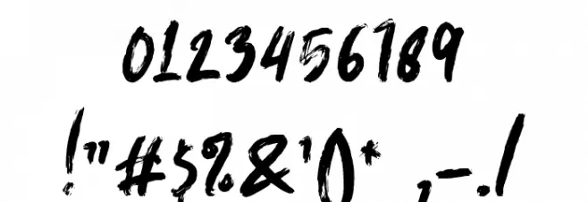 Wildrock Regular Font OTHER CHARS