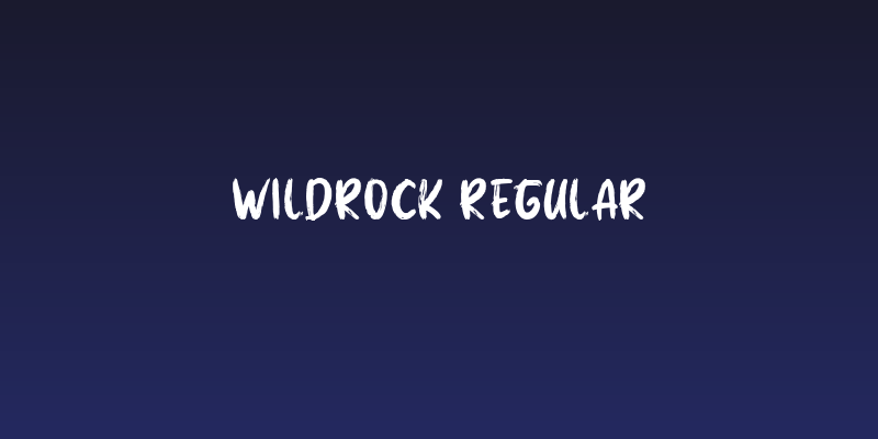 Wildrock Regular Social Header