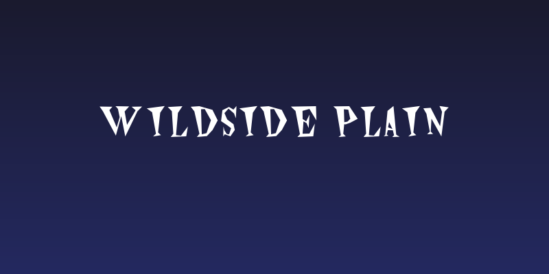Wildside Plain Social Header