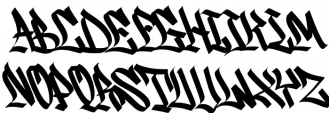 Wildside Regular Font Litere mari