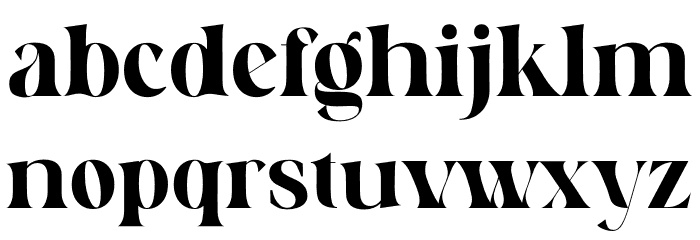 Wildstone Font LOWERCASE