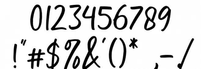 Wildstripe Font OTHER CHARS