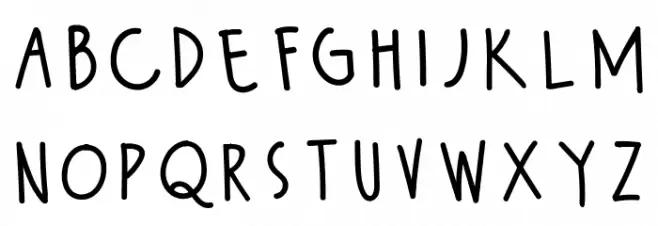 Wildy Sans Font LOWERCASE