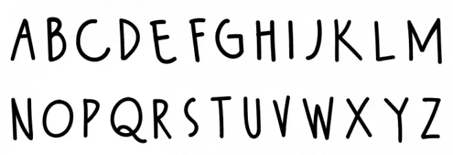 Wildy Sans फ़ॉन्ट लोअरकेस