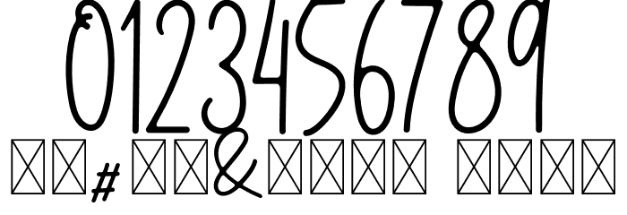 Wildy Sign Personal Use Font OTHER CHARS