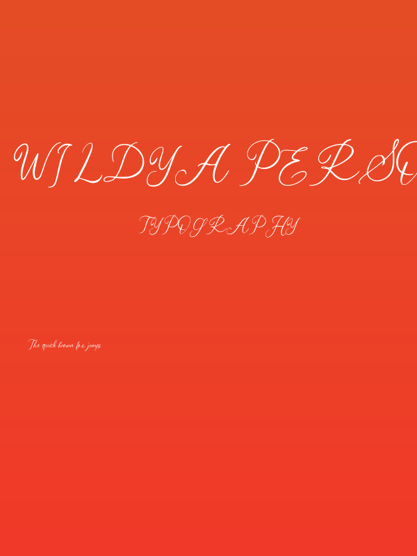 Wildya PERSONAL USE ONLY! Poster