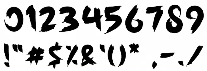 Wildyzer Font OTHER CHARS