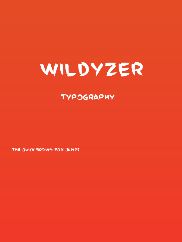 Wildyzer Poster