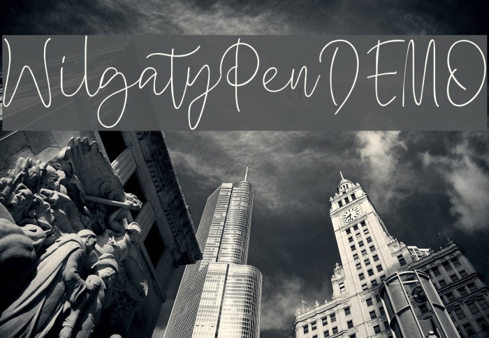 WilgatyPenDEMO Font examples