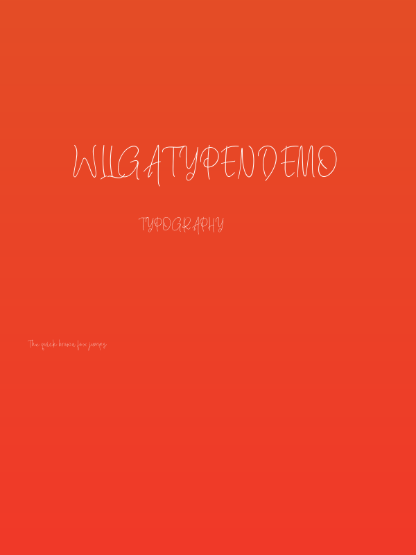 WilgatyPenDEMO Poster