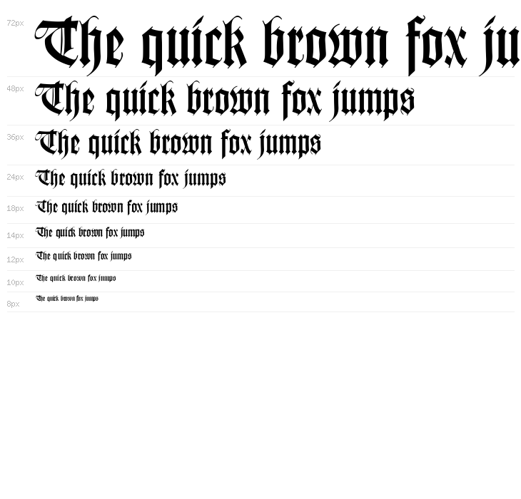 WilhelmKlingsporGotisch Waterfall