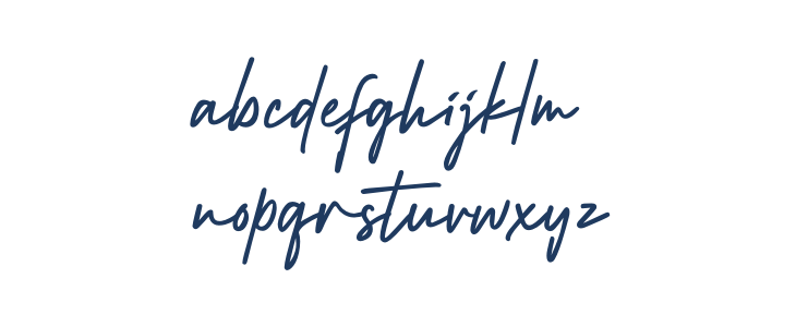 Wiliam Signature Lowercase