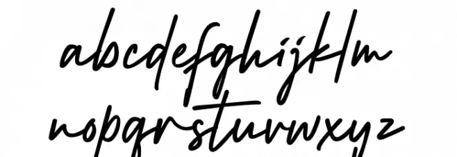 Wiliam Signature Fuentes MINÚSCULAS