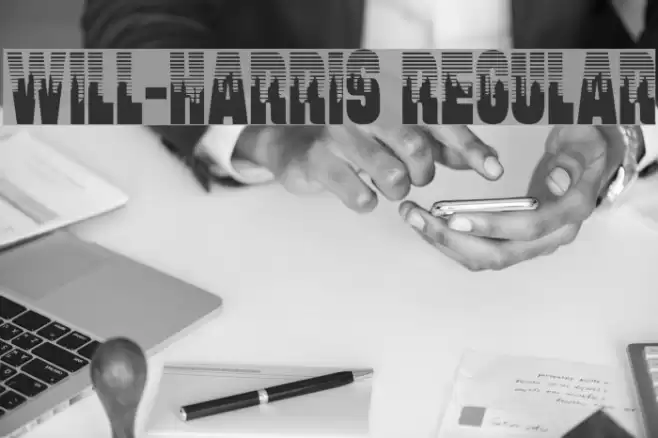 Will-Harris Regular Font examples