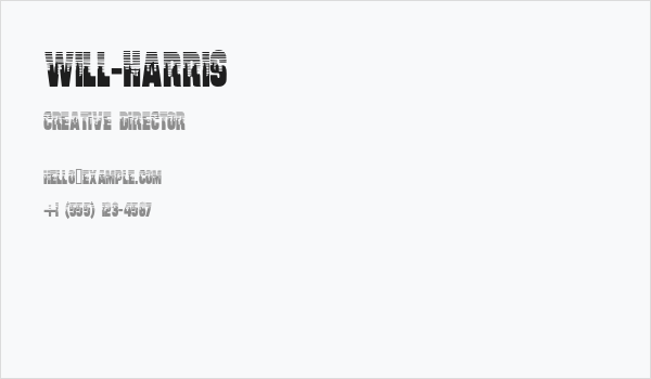 Will-Harris Business Card