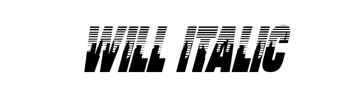 Will Italic  フリーフォントのダウンロード