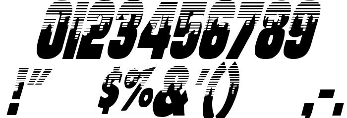 Will Italic Font OTHER CHARS