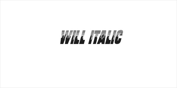 Will Italic Logo