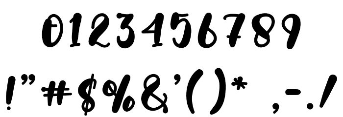 Will Love Font OTHER CHARS