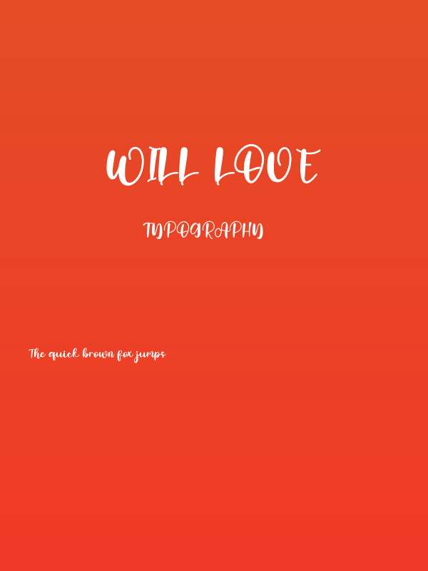 Will Love Poster