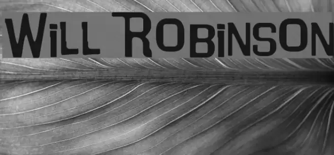 Will Robinson Шрифта examples