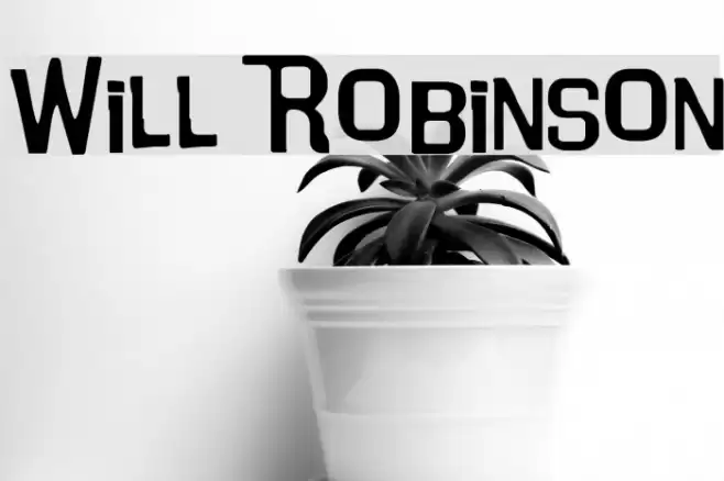 Will Robinson Шрифта examples